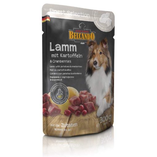 BELCANDO kutya alutasakos Bárányhús+Burgonya+Tőzegáfonya 300g