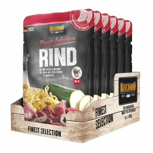 BELCANDO kutya alutasakos Marhahús+Nokdeli+Cukkini 300g