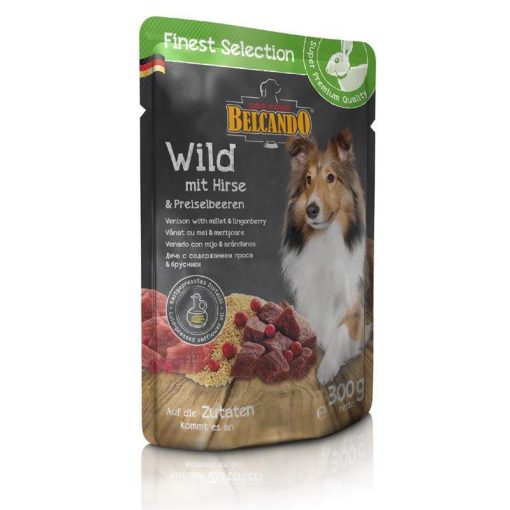 BELCANDO kutya alutasakos Vadhús+Köles+Vörös áfonya 300g