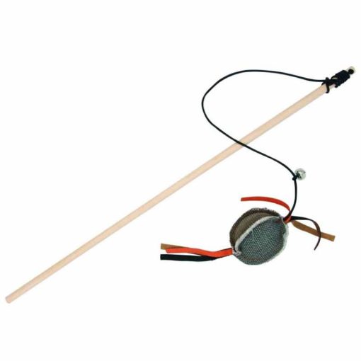 BARRY KING pálcás macskajáték labdával 5,5x5x40cm