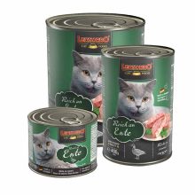 LEONARDO Premium macska konzerv Kacsahúsban Gazdag 200G