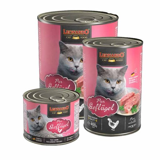 LEONARDO Premium macska konzerv Szárnyashúsban Gazdag 200G