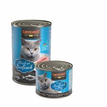 LEONARDO Premium macska konzerv Tengeri Halban Gazdag 200G