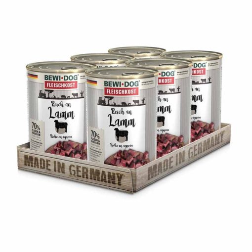 BEWI-DOG konzerv kutya  400g Bárányhúsban gazdag