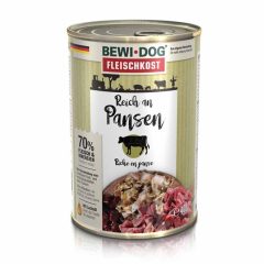 BEWI-DOG konzerv kutya  400g Pacalban gazdag