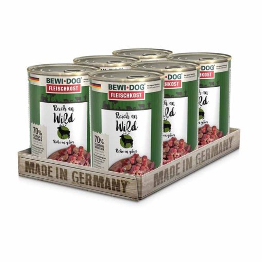 BEWI-DOG konzerv kutya  400g Vadhúsban gazdag
