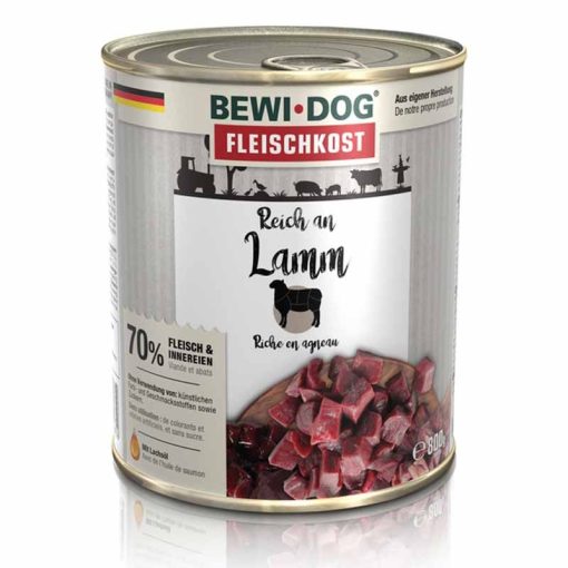BEWI-DOG konzerv kutya  800g Bárányhúsban gazdag