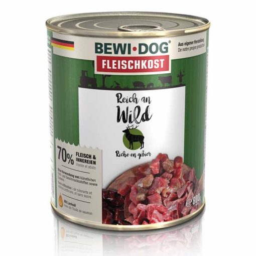 BEWI-DOG konzerv kutya  800g Vadhúsban gazdag