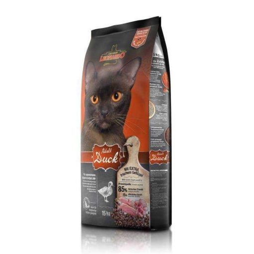 LEONARDO Premium macskatáp 15kg Adult Kacsa+Rizs