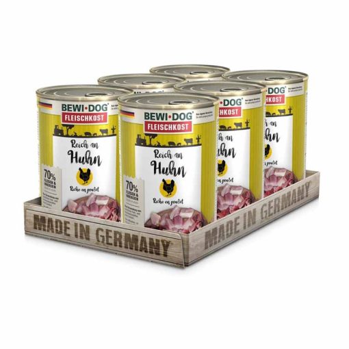 BEWI-DOG konzerv kutya  400g Tyúkhúsban gazdag