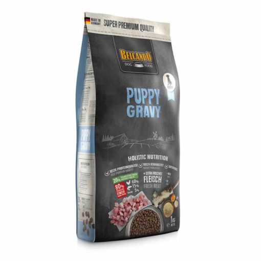 BELCANDO kutya száraztáp Puppy szósszal  1kg (friss hússal)