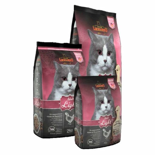 LEONARDO Premium macskatáp 1,8kg Adult Light Baromfiban gazdag