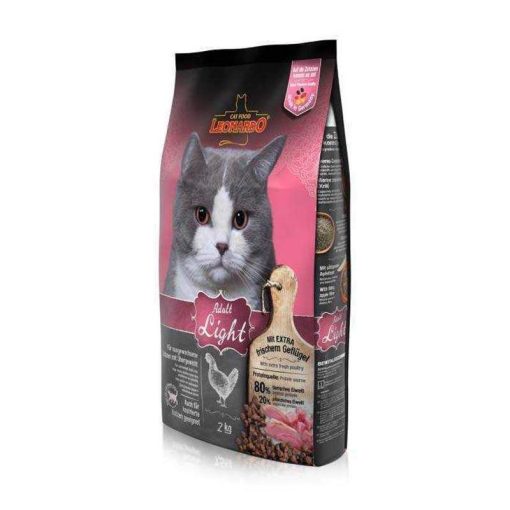 LEONARDO Premium macskatáp 1,8kg Adult Light Baromfiban gazdag