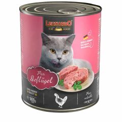 LEONARDO Premium macska konzerv Szárnyashúsban Gazdag 800G