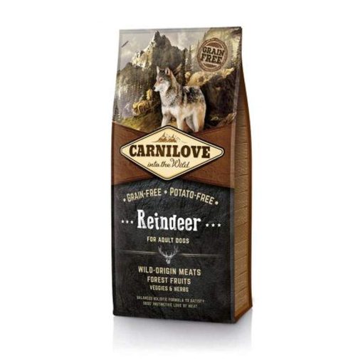 CarniLove kutya száraz 12kg Adult Rénszarvas