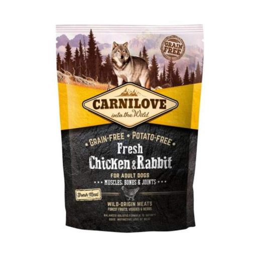 Carnilove Fresh Adult Csirke & Nyúl Muscles Bonas & Joints 1,5Kg kutyatáp, szárazeledel