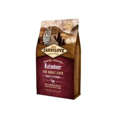   CARNILOVE macska száraz 2kg Adult Rénszarvas Energy&Outdoor