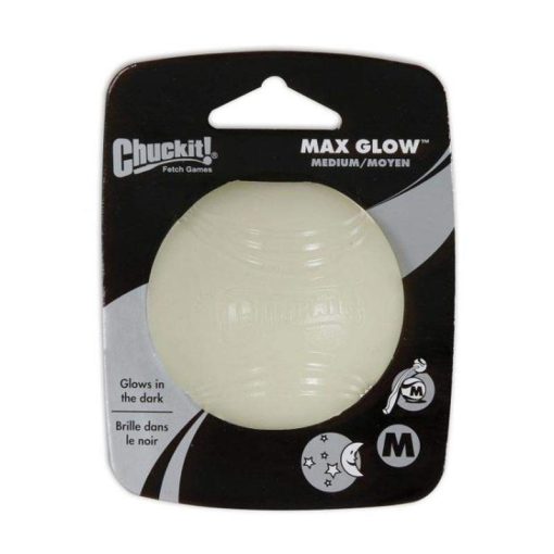 CHUCKIT kutyajáték Max Glow Fluoreszkáló Labda (M)
