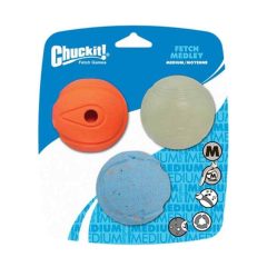 CHUCKIT kutyajáték Fetch Medley Pakk (M) 3db
