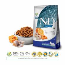 N&D Dog Ocean MINI Adult 800g Tőkehal+Sütőtök+Narancs