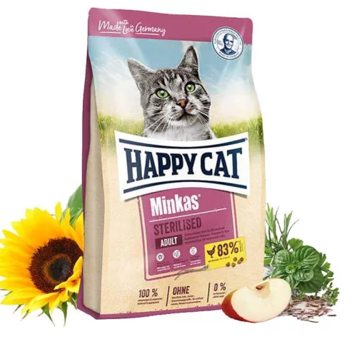 HAPPY CAT Minkas Adult Sterilisedl Baromfi 10kg