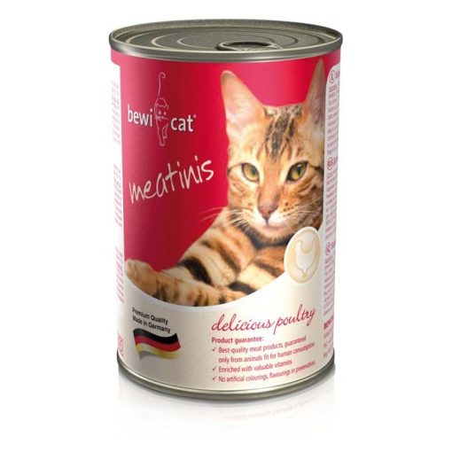 BEWI-CAT Meatinis konzerv 400g Adult Baromfi