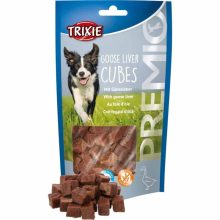TRIXIE PREMIO Libamáj kockák 100g Jutalomfalat kutyáknak