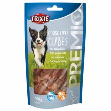 TRIXIE PREMIO Libamáj kockák 100g Jutalomfalat kutyáknak