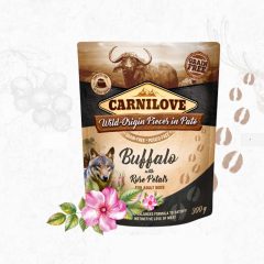   KT CARNILOVE kutya alutasakos PATÉ 300g Adult Buffalo with Rose Petals