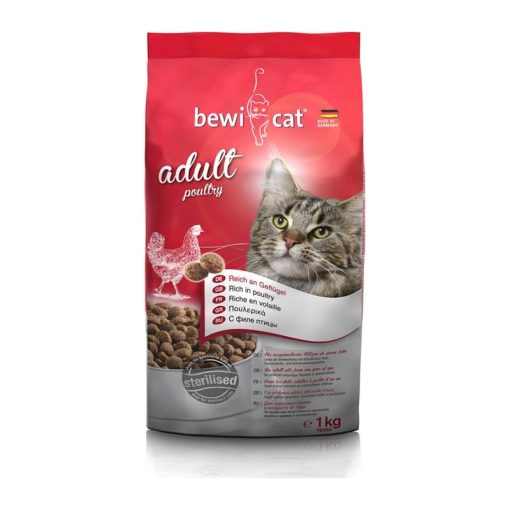 BEWI-CAT macska száraztáp  1kg Adult Baromfi