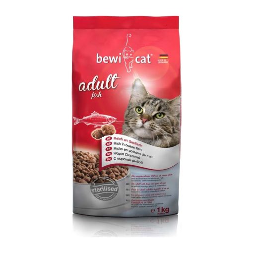 BEWI-CAT macska száraztáp  1kg Adult Halas