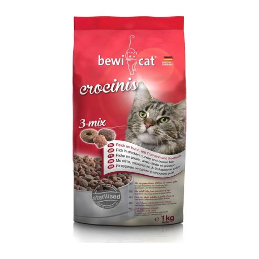 BEWI-CAT macska száraztáp  1kg Adult Crocinis