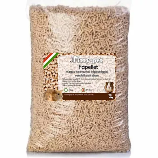 FITTY PET PREMIUM Extra világos pellet alom 15kg