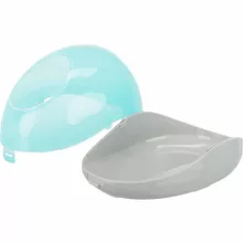 TRIXIE homokfürdető Csincsilláknak-Deguknak 27x18x16cm szürke,türkíz