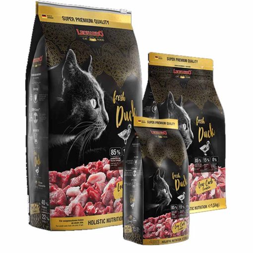 LEONARDO macskatáp Fresh Meat 4kg friss Kacsa és Baromfihússal