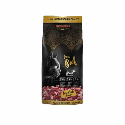 LEONARDO macskatáp Fresh Meat  250g friss Marha és Baromfihússal