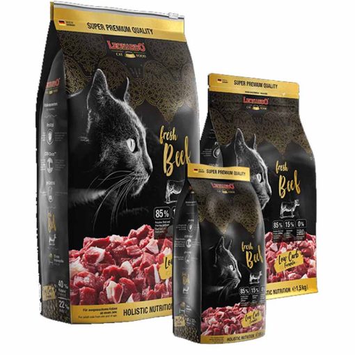 LEONARDO macskatáp Fresh Meat 1,5kg friss Marha és Baromfihússal