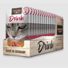 LEONARDO Drink alutasakos macskaital Marhahússal 40g