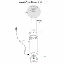 SERA Marin Protein Skimmer PS 200 Fehérje lehabozó  tengeri akváriumokhoz