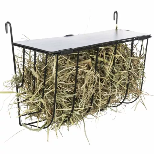 TRIXIE széna tartó rács Fém műanyag tetővel ketrecbe akasztható 25x18x12cm