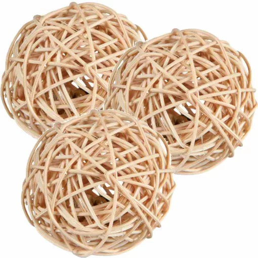 TRIXIE Rattan Labda Csengővel Görényeknek és Tengerimalacoknak 4cm
