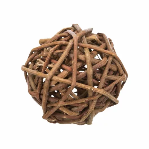 TRIXIE Fonott vessző labda 6cm rágcsáló fogkoptató