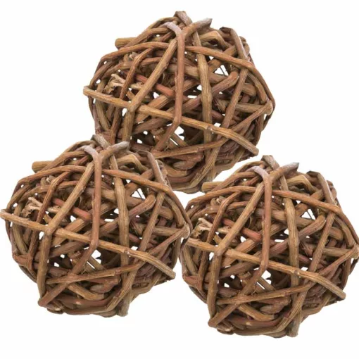 TRIXIE Fonott vessző labda 6cm rágcsáló fogkoptató