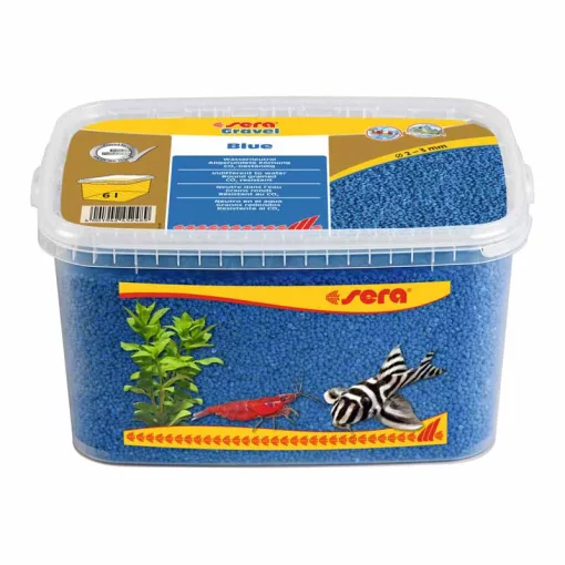 SERA Gravel Blue O 2-3mm 6L akvárium aljzat