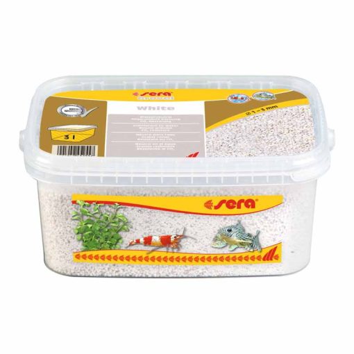 SERA Gravel White O 1-3mm 3L akvárium aljzat