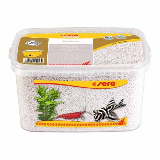SERA Gravel White O 1-3mm 6L akvárium aljzat