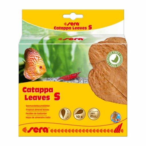 SERA Catappa levél S (10-15cm) akváriumban meggátolják gombák elszaporodását