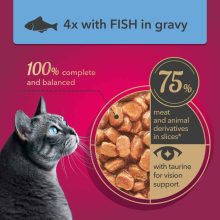 MY LOVE macska 85g Adult Hal  ízletes szószban Alutasakos Macskaeledel