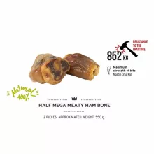 SERRANO sonka csont MEGA húsos felezett 550g