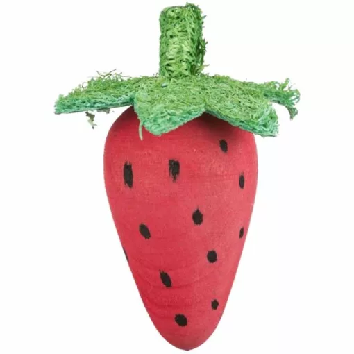 TRIXIE rágcsáló játék és fogkoptató Fából eper+cékla 6/9cm/2db